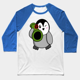 Penguin Bazooka Baseball T-Shirt